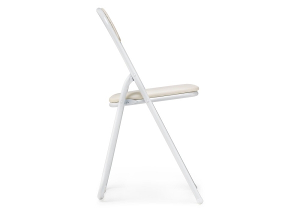 Стул Fold 1 складной бежевый, белый Стул Fold 1 складной бежевый, белый