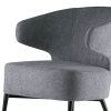 Кресло Робби букле темно-серый MOSS 996