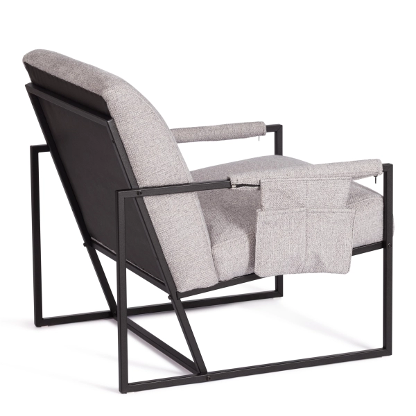 Кресло Чарли Люкс серое