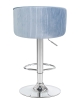 Стул барный DARCY серо-голубой велюр 1922-6