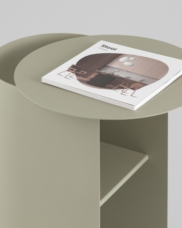 Журнальный столик Floire металл оливковый