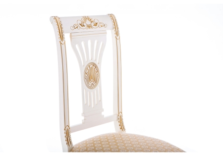 Стул деревянный Roy W/З молочный с патиной Стул деревянный Roy W/З молочный с патиной