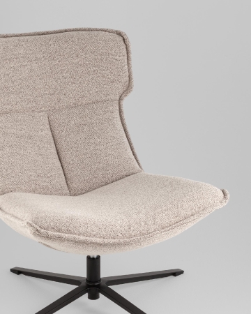 Кресло лаунж Sway светло-серый