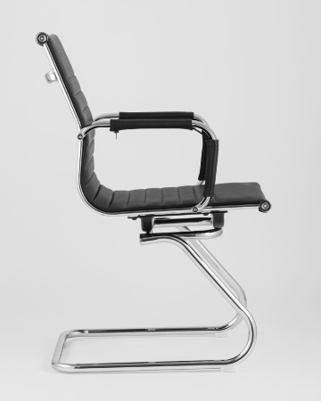 Кресло для посетителей Visit TopChairs черное 2 шт.