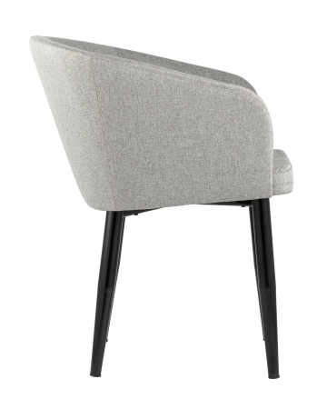 Кресло Ральф рогожка серый