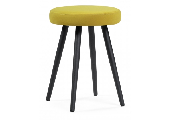 Табурет Сино велюр velutto 28, черный