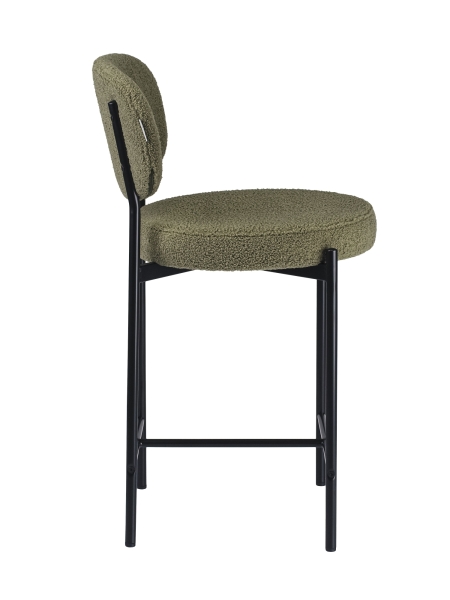 Стул полубарный MASO экомех зеленый HUSH 617