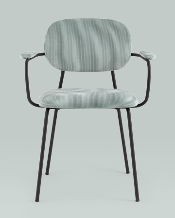 Стул Кэрол серо-голубой