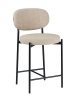 Стул полубарный MASO букле бежевый MOSS 130