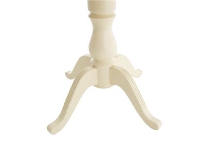 Стол "Фабрицио-1" раздвижной D 820 тон 10 слоновая кость RAL 1015