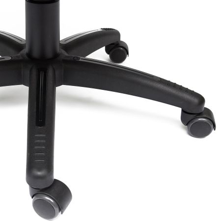 Кресло DUKE флок и ткань, черный