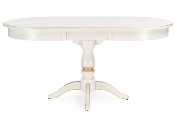 Стол деревянный Сайрус слоновая кость, золото