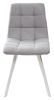 Стул CHILLI SQUARE UF860-02B серо-голубой ткань, белый каркас