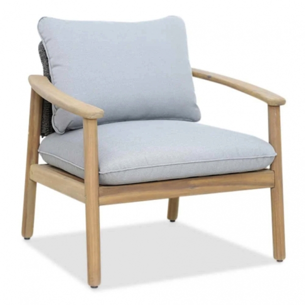 Лаунж-кресло деревянное с подушками Tagliamento Freeport Лаунж-кресло деревянное с подушками Tagliamento Freeport