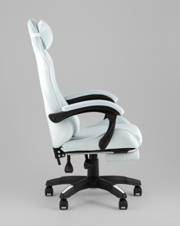 Кресло спортивное TopChairs MG-7019 велюр светло-голубой фото в интернет-магазине Stoolmarket