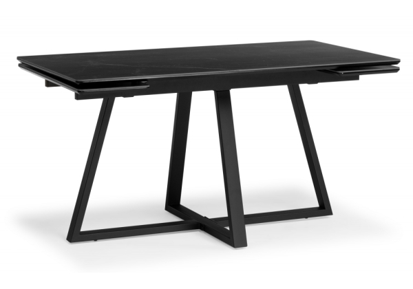 Керамический стол Памелла 120(180)х80 shakespeare black, черный Керамический стол Памелла 120(180)х80 shakespeare black, черный