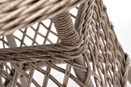 "Эспрессо–80 L" обеденная группа плетеная, цвет бежевый