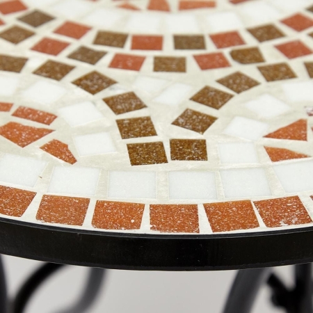 Стол Secret de Maison ROMEO (PL08-1070) металл, 60х72 см, черный, плитка "ROMANO"