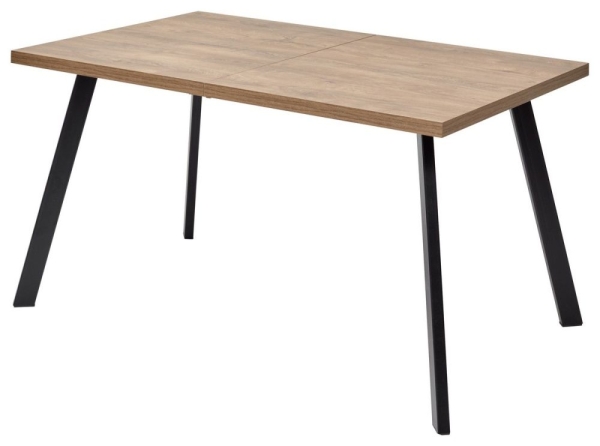 Стол BRICK M 120 дуб канзас, черный