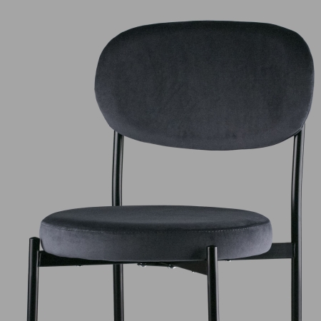 Стул Maso велюр темно-серый