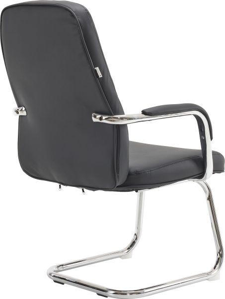 Кресло для посетителей Vesta CF экокожа черный Кресло для посетителей Vesta CF экокожа черный