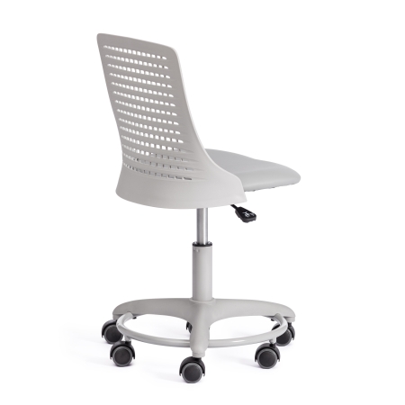 Кресло Kiddy экокожа, серый