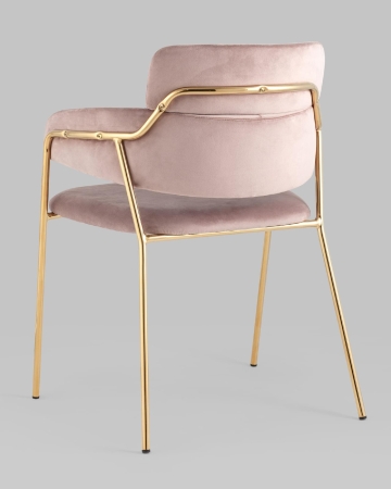 Стул Полин велюр розовый 2 шт.