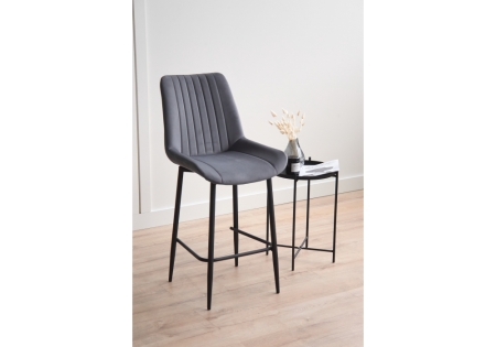 Барный стул Седа 360 темно-серый (zd 995), черный np