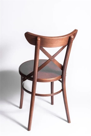 Деревянный стул венский Terra светлый орех с твердым сиденьем