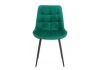 Стул на металлокаркасе Челси 360 К зеленый (zd 667), черный np