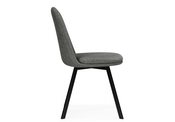 Стул на металлокаркасе Texas 2 светло-серый поворотный, черный Стул на металлокаркасе Texas 2 светло-серый поворотный, черный