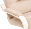 Кресло Оскар слоновая кость, ткань V18
