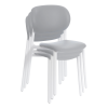 Стул ADORE (mod. XRB-1025) серый