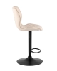 Стул барный Dome экокожа светло-серый