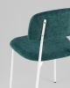 Стул Chao темно-зеленый белые ножки 4 шт.