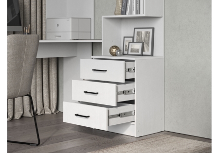 Компьютерный стол Эльброни левый белый