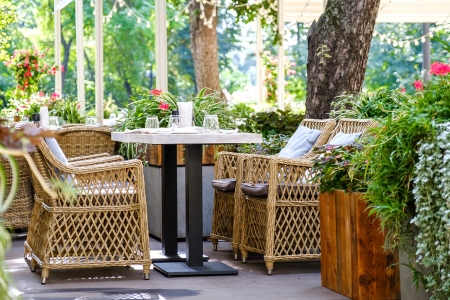 "Латте" плетеное кресло из искусственного ротанга, соломенный