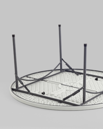 Стол круглый складной пластиковый Кейт 160