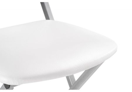Стул Elevis белый полимер, светлый мусс