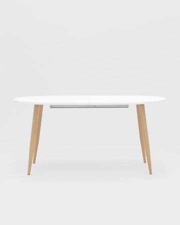 Стол обеденный Берген раскладной 160-190-220*90 белый