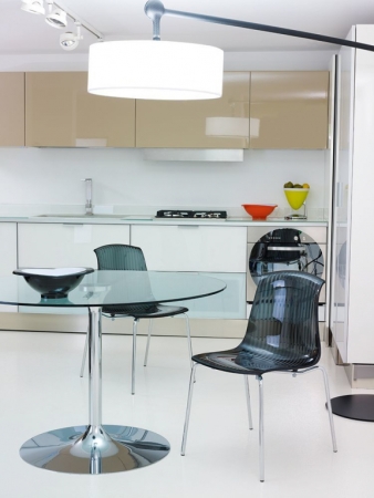 Стул прозрачный Siesta Contract Allegra черный