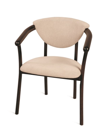 Кресло венское "Виенна" темный тон, бежевый М02 Кресло венское "Виенна" темный тон, бежевый М02