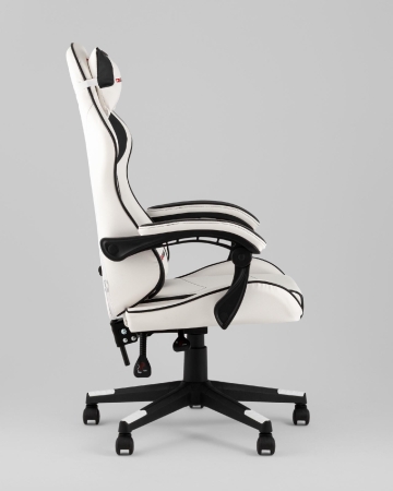 Кресло спортивное Shadow TopChairs бело-черный