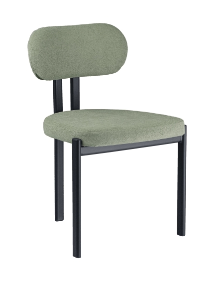 Стул для кухни Атом зеленый букле MOSS 615