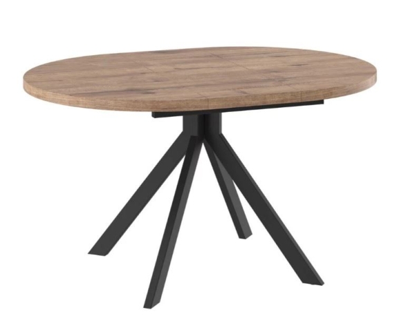 Стол круглый раздвижной "RONDO-100+35" черный Стол круглый раздвижной "RONDO-100+35" черный