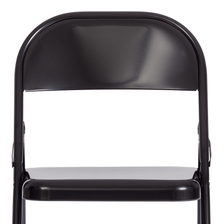 Стул складной FOLDER металлический, черный