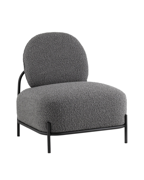 Кресло Стоун new ткань букле темно-серый