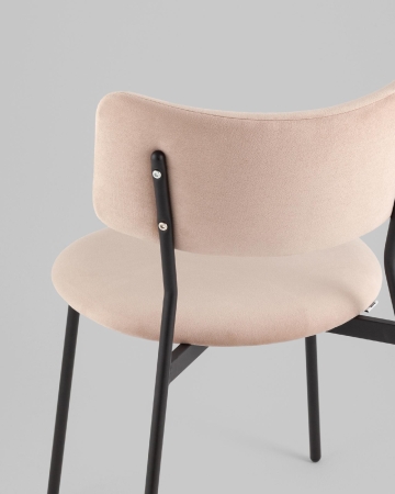 Стул Амелия велюр бежевый