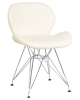 Стул обеденный BUTTERFLY ножки хром, кремовый