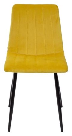 Стул DUBLIN G108-22 золотая осина велюр, черный каркас